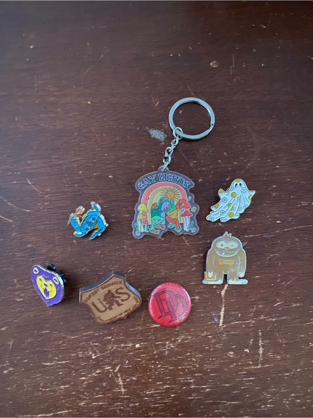 Pins and Keychain Lot